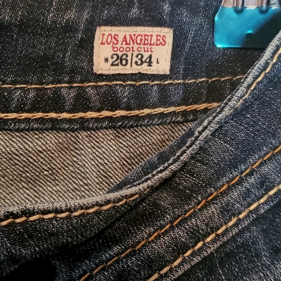 EUC Mek Denim Distressed Boot Cut Jeans - Picture 6 of 10